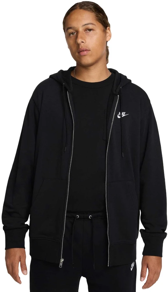 Nike Džemperis Vyrams M Nk Club Ft Fz Hoodie Juodas FN3884 010