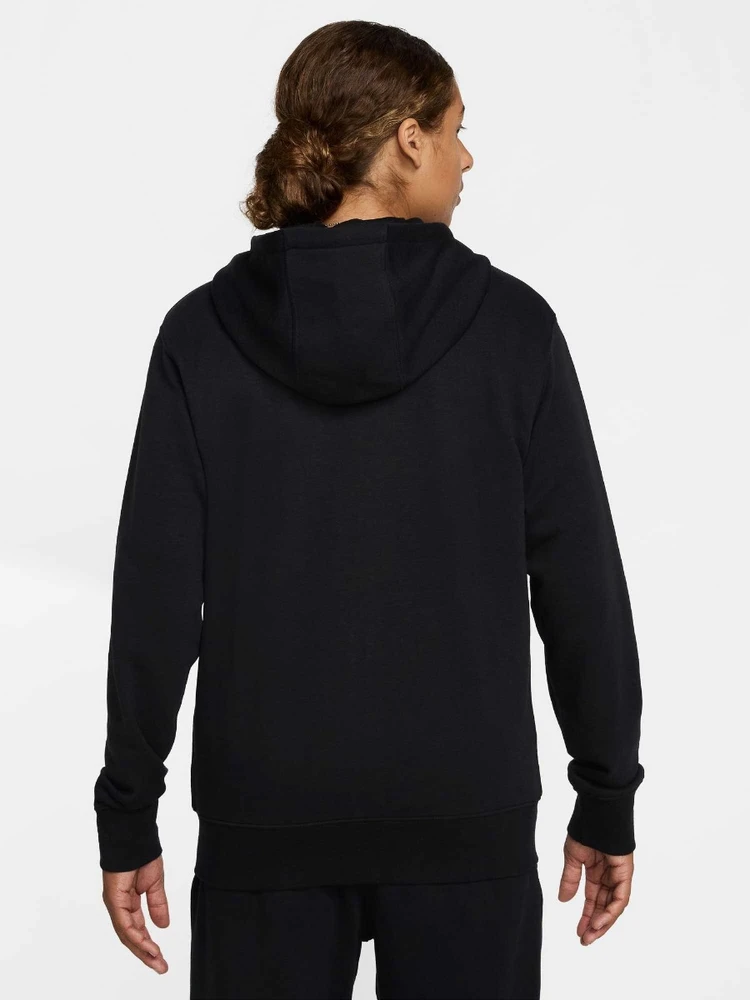 Nike Džemperis Vyrams M Nk Club Ft Fz Hoodie Juodas FN3884 010