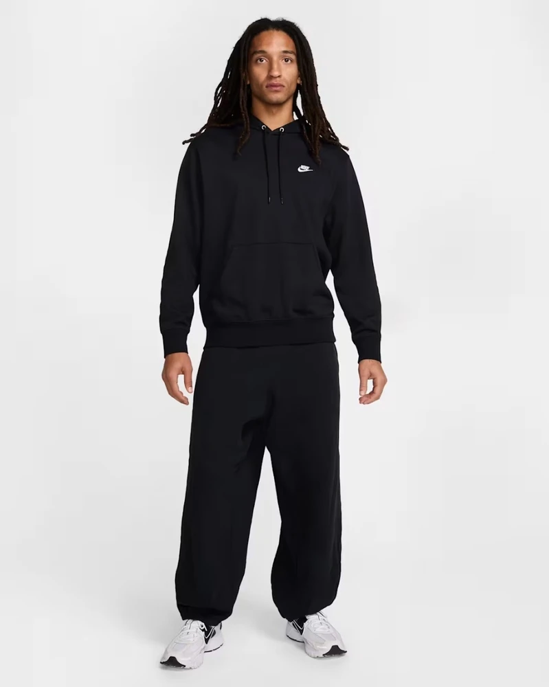 Nike Džemperis Vyrams M Nk Club Ft Po Hoodie Juodas FN3866 010