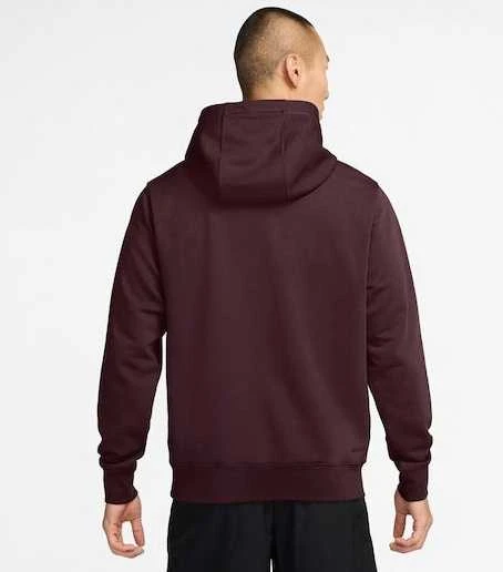 Nike Džemperis Vyrams M Nk Df Swoosh Fl Po Hoodie Burgundy FV9919 652