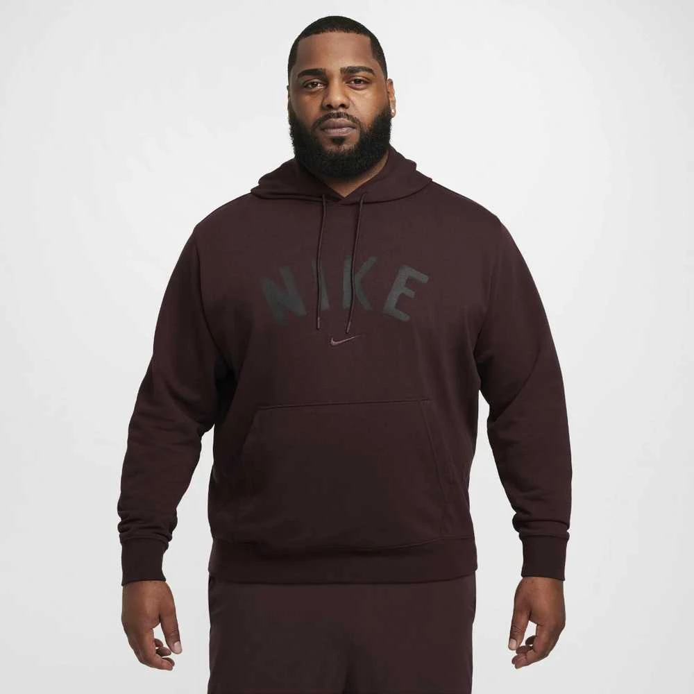 Nike Džemperis Vyrams M Nk Df Swoosh Fl Po Hoodie Burgundy FV9919 652