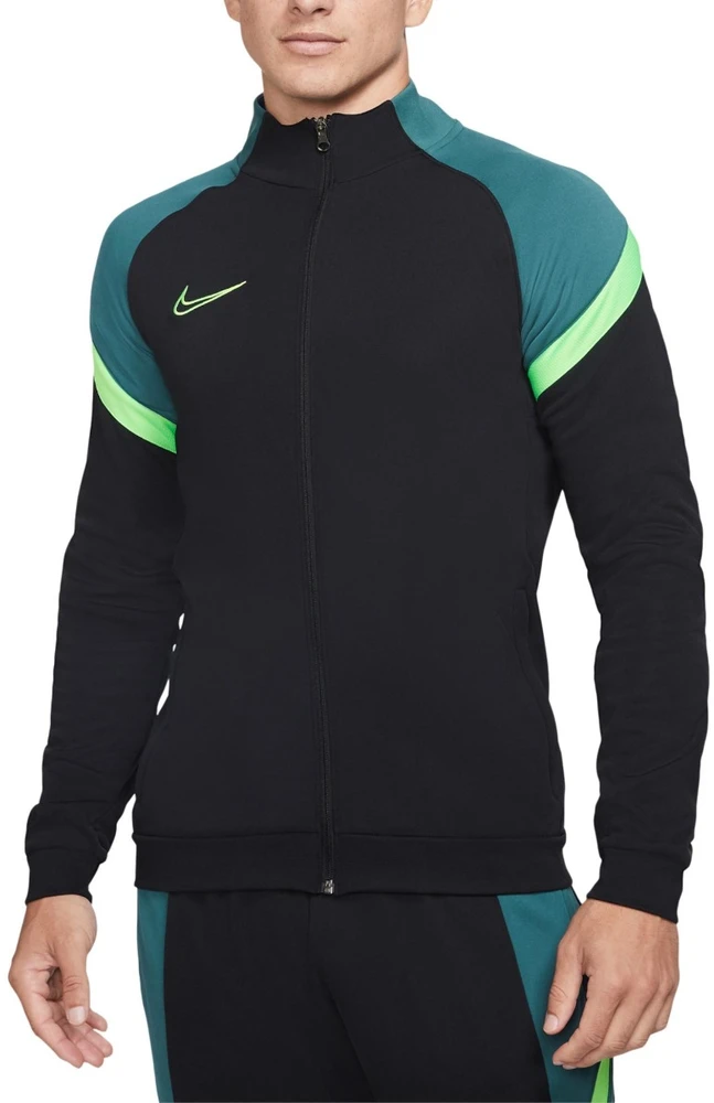 Nike Džemperis Vyrams M Nk Dry Acd Trk Jkt Juodas Žalias