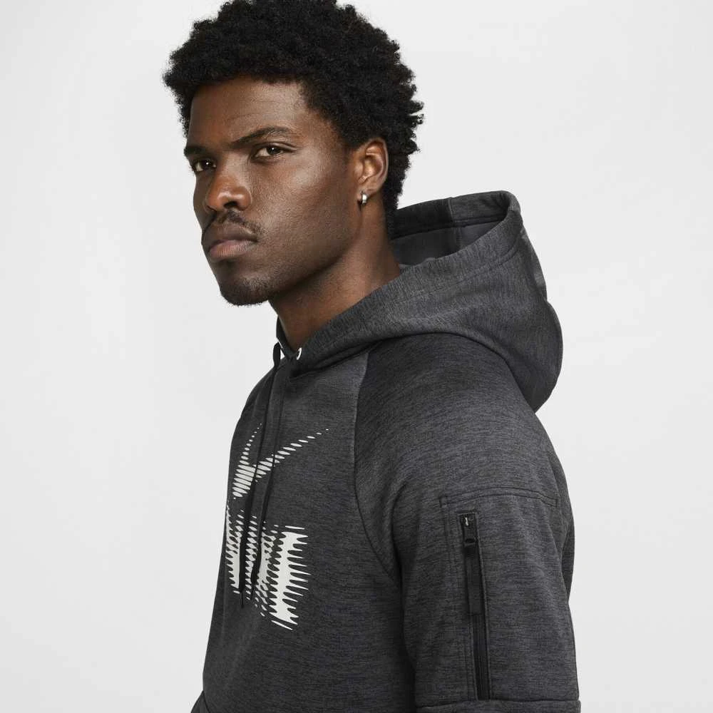 Nike Džemperis Vyrams M Nk Tf Po Hoodie Swoosh Fl Juodas Anthracite HJ3001 010