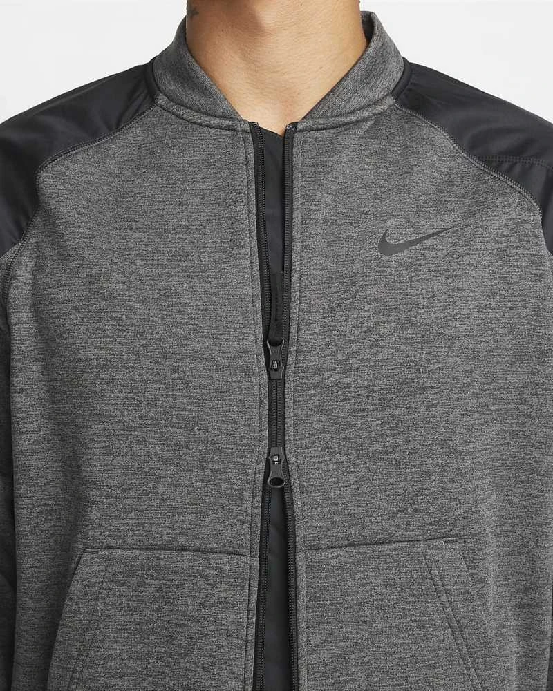 Nike Džemperis Vyrams M Nk Therma Novelty Fz Bomber Pilkas DQ4852 071