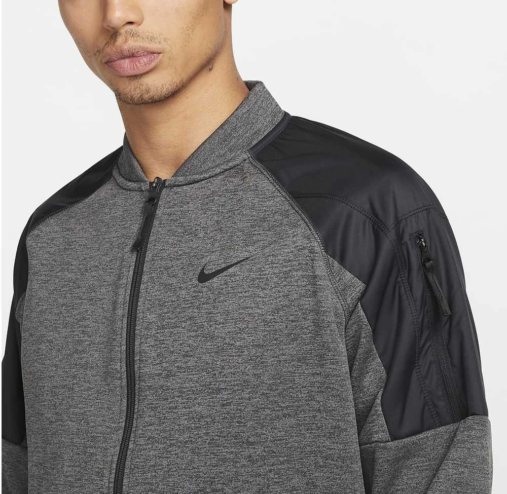 Nike Džemperis Vyrams M Nk Therma Novelty Fz Bomber Pilkas DQ4852 071