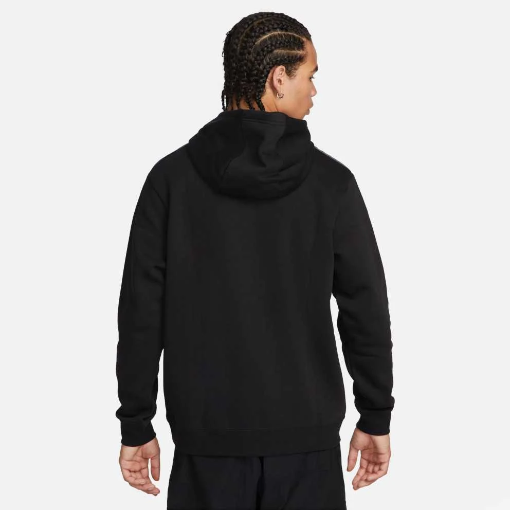 Nike Džemperis Vyrams M Nsw Sp Flc Hoodie Bb Juodas Pilkas FN0247 010