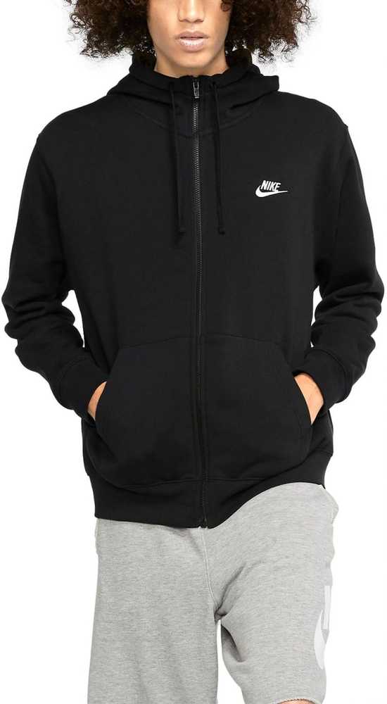 Nike Džemperis Vyrams Nsw Club Hoodie Fz Juodas BV2645 010