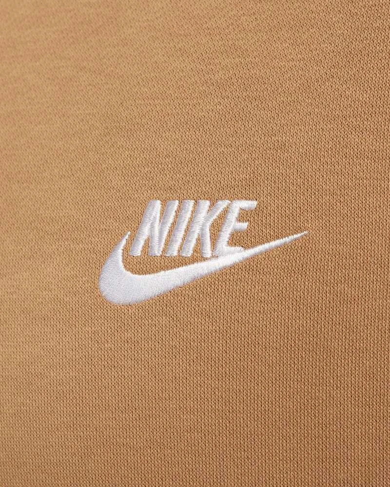 Nike Džemperis Vyrams Nsw Club Hoodie Po Bb Fleece Brown BV2654 224