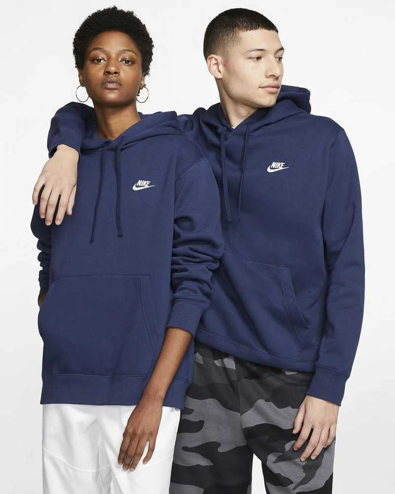 Nike Džemperis Vyrams Nsw Club Hoodie Po Bb Fl Navy BV2654 410