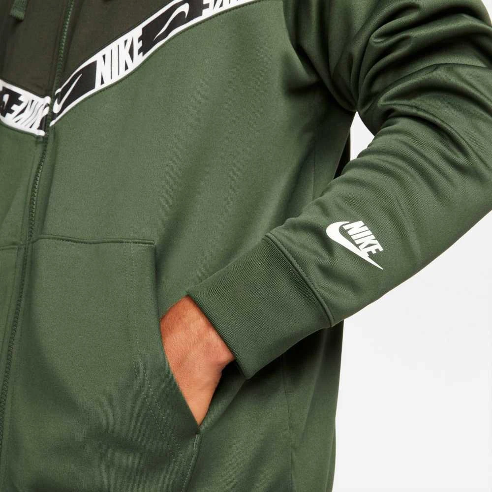 Nike Džemperis Vyrams Nsw Repeat Pk Fz Hoodie Žalias DM4672 335