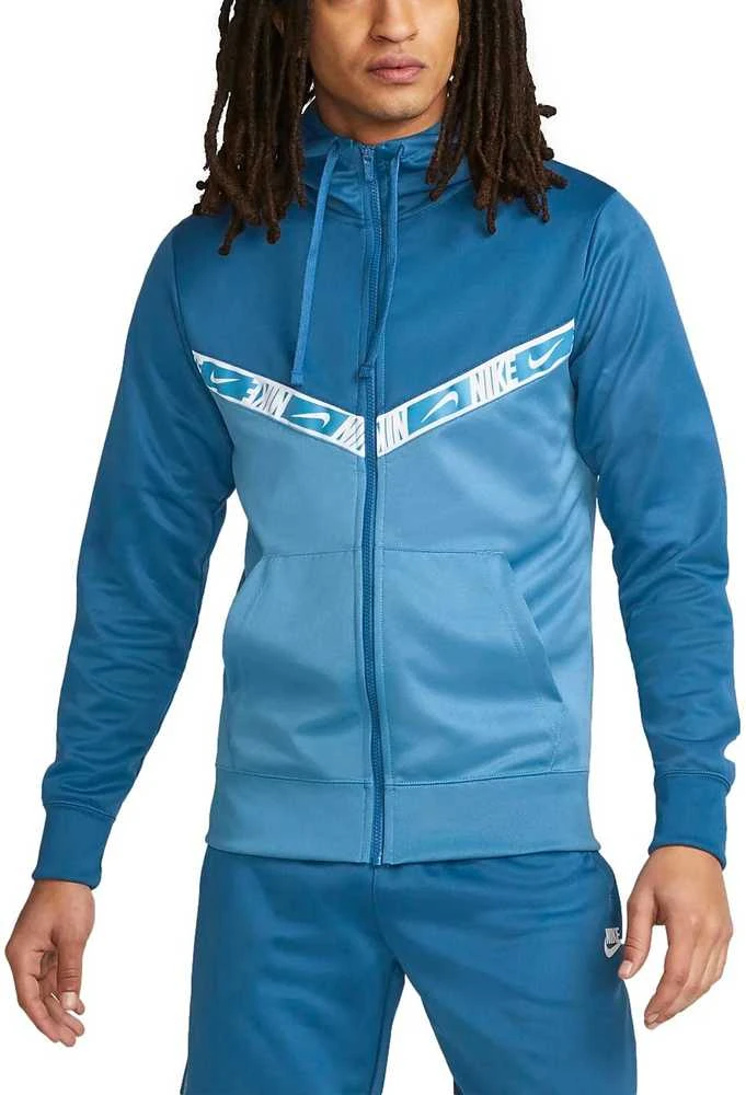 Nike Džemperis Vyrams Nsw Repeat Pk Fz Hoodie Mėlyna DM4672 407