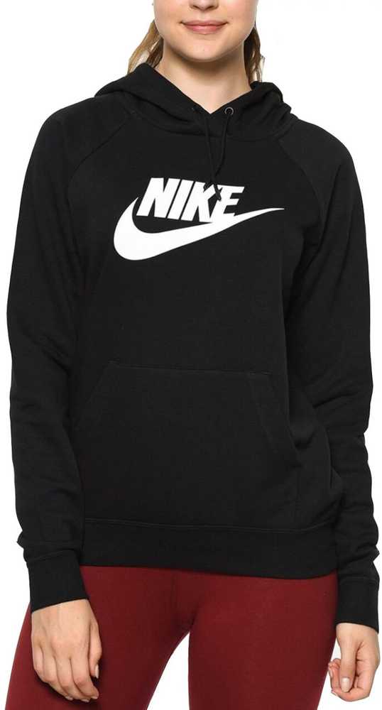 Nike Džemperis W Nsw Essntl Hoodie Po Hbr Juodas