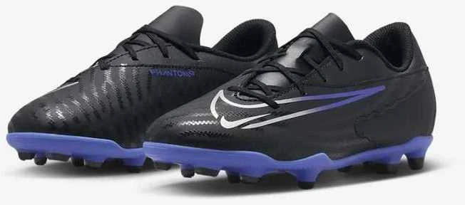 Nike Futbolo Avalynė Paaugliams Jr Phantom Gx Club Fg/Mg Juodas Mėlyna DD9564 040