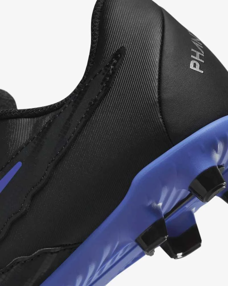 Nike Futbolo Avalynė Paaugliams Jr Phantom Gx Club Fg/Mg Juodas Mėlyna DD9564 040