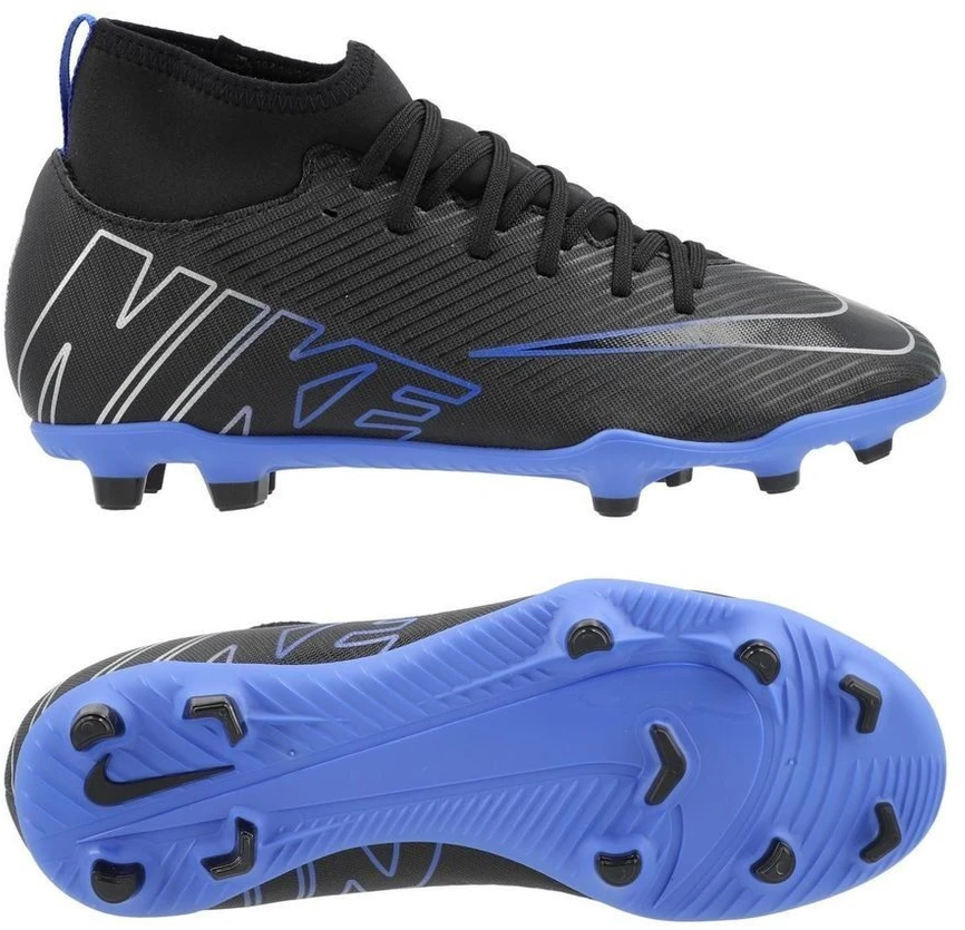 Nike Futbolo Avalynė Paaugliams Jr Superfly 9 Club Fg/Mg Juodas Mėlyna DJ5959 040