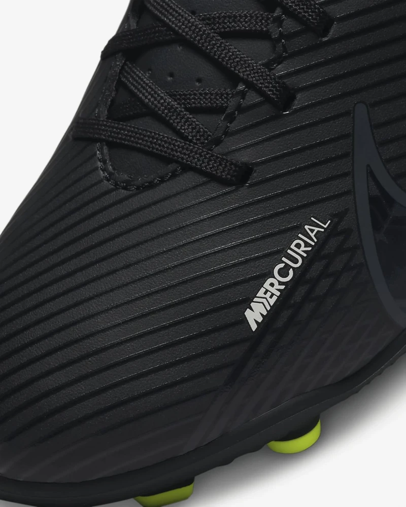 Nike Futbolo Avalynė Paaugliams Jr Vapor 15 Club Fg/Mg Juodas DJ5958 001