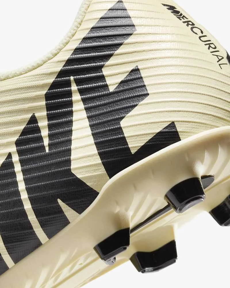 Nike Futbolo Avalynė Vyrams Vapor 15 Club Fg/Mg Juodas Geltona DJ5963 700