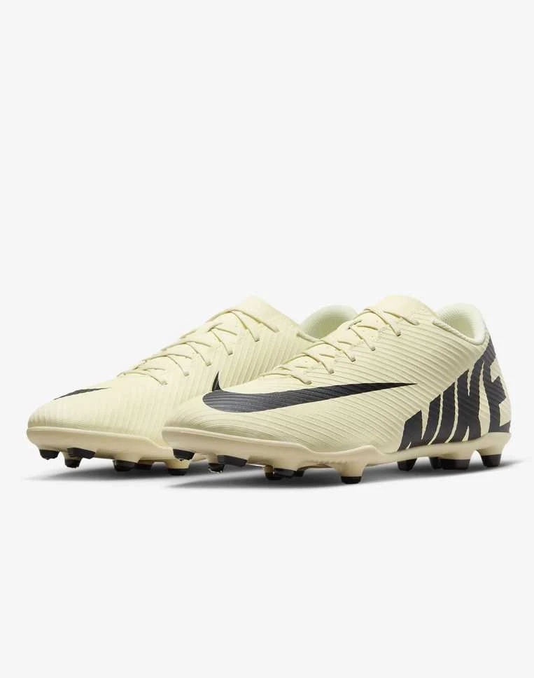 Nike Futbolo Avalynė Vyrams Vapor 15 Club Fg/Mg Juodas Geltona DJ5963 700