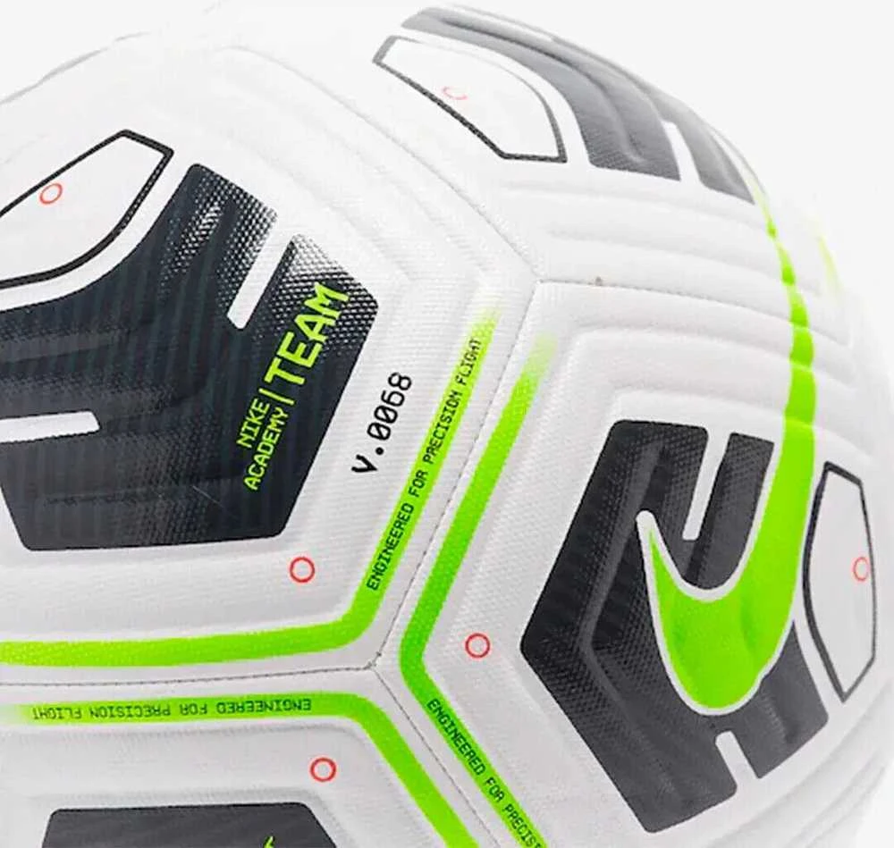 Nike Futbolo Kamuolys Nk Academy-Team Baltas Juodas Žalias CU8047 100