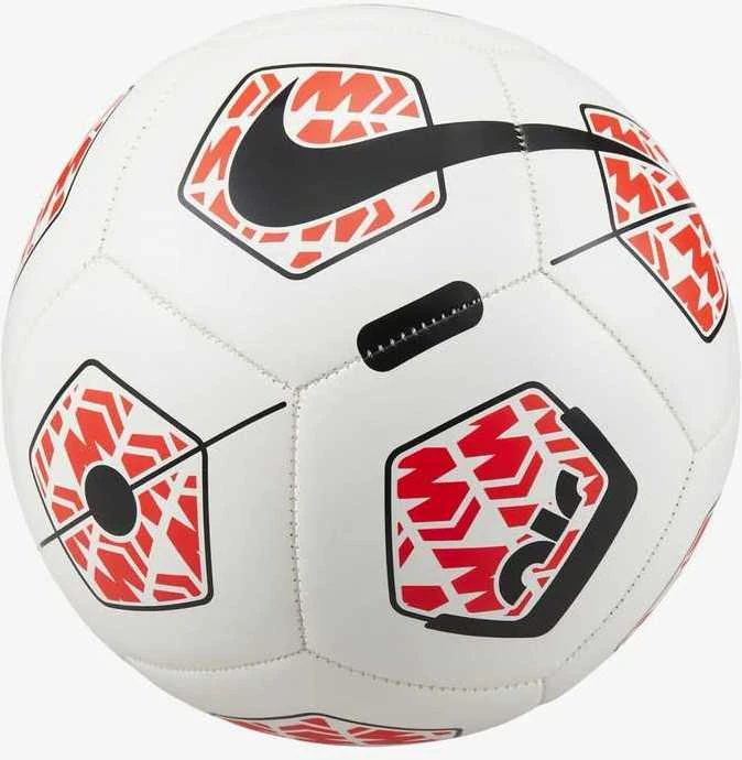 Nike Futbolo Kamuolys Nk Merc Fade Baltas Raudona FB2983 100