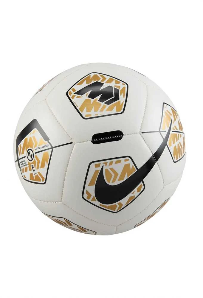 Nike Futbolo Kamuolys Nk Merc Fade Juodas Baltas Gold FB2983 102