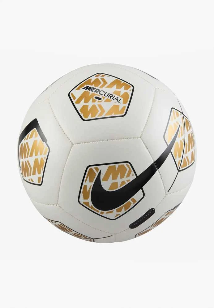 Nike Futbolo Kamuolys Nk Merc Fade Juodas Baltas Gold FB2983 102
