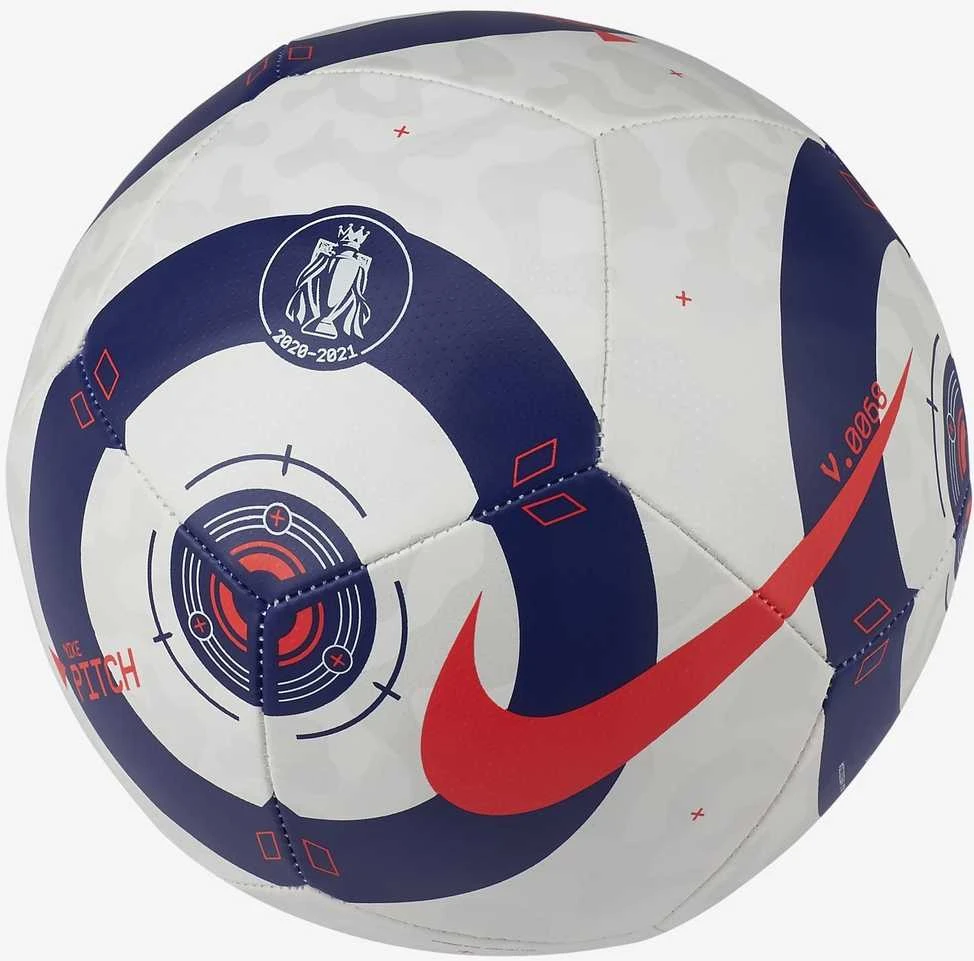Nike Futbolo Kamuolys Ptch-FA20 Baltas Mėlyna CQ7151 103