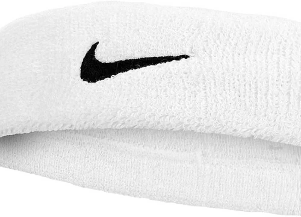 Nike Galvos Juosta Swoosh Classic Headband Baltas N1012407 101