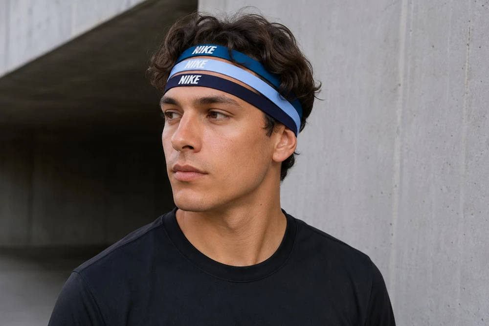 Nike Galvos Juosta Unisex Elastic Headbands 2.0 3P Mėlyna N1004529 430