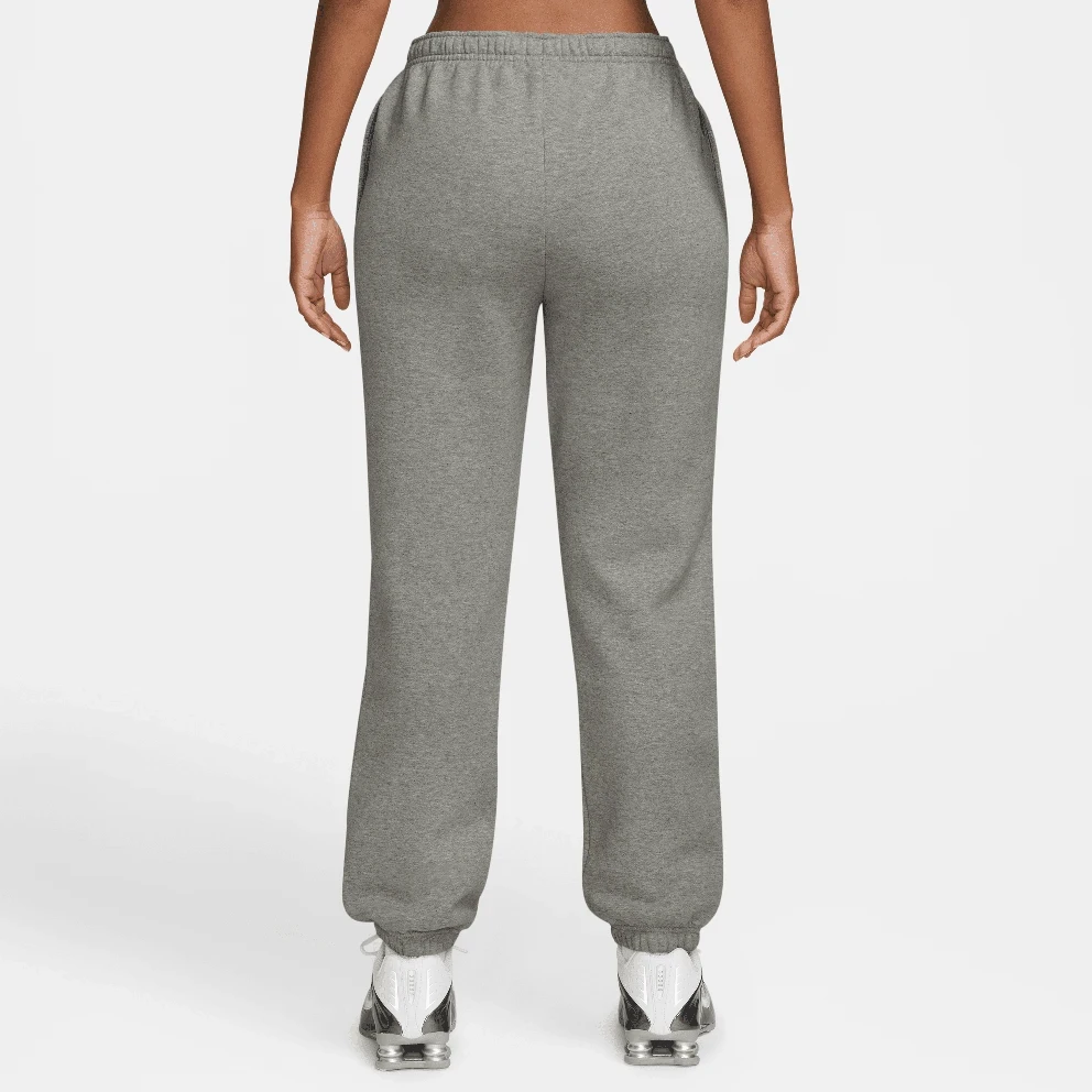 Nike Kelnės Moterims W Nk Studio Flc Mw Mr Std Cf Pnt Pilkas IM8076 063