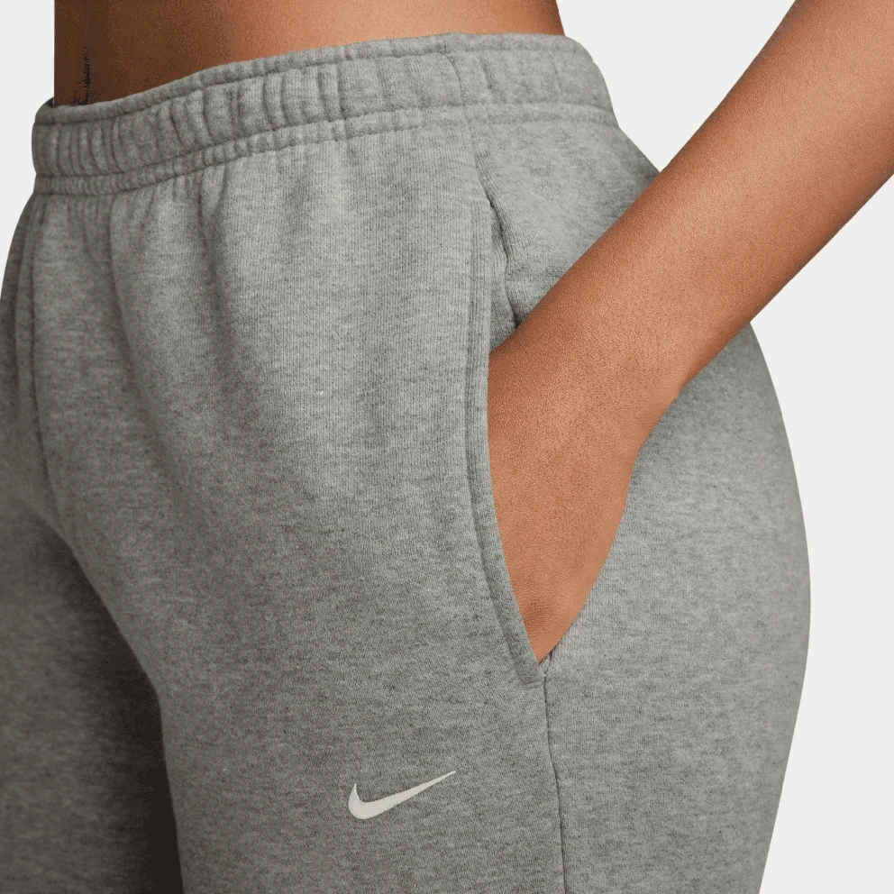 Nike Kelnės Moterims W Nk Studio Flc Mw Mr Std Cf Pnt Pilkas IM8076 063