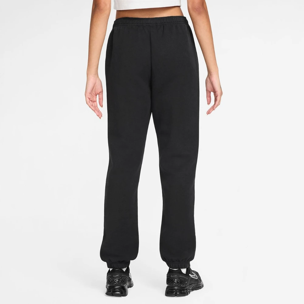 Nike Kelnės Moterims W Nk Studio Flc Mw Mr Std Cf Pnt Juodas IM8076 001