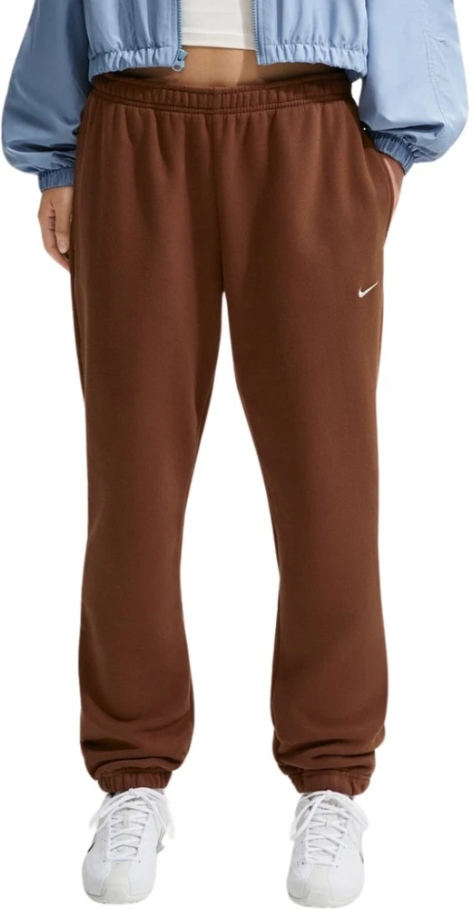 Nike Kelnės Moterims W Nk Studio Flc Mw Mr Std Cf Pnt Brown IM8076 259