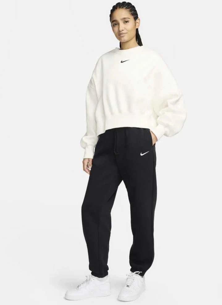Nike Kelnės Moterims W Nsw Phnx Flc Hr Os Pants Juodas FZ5996 010