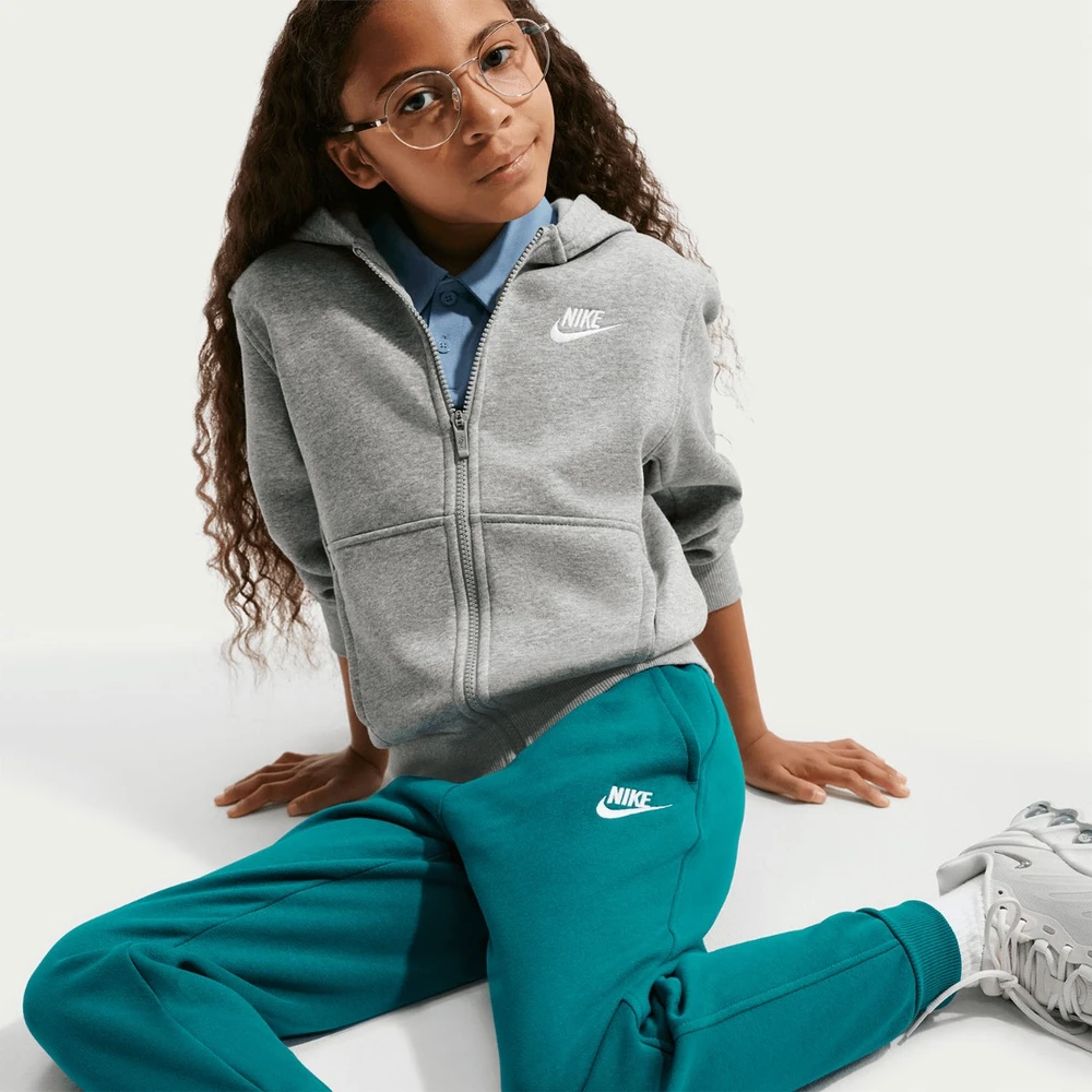 Nike Kelnės Paaugliams K Nsw Club Flc Jggr Lbr Turquoise FD3008 372