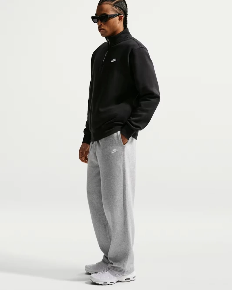 Nike Kelnės Vyrams M Nk Club Bb Bungee Pant Fl Pilkas IF0488 063