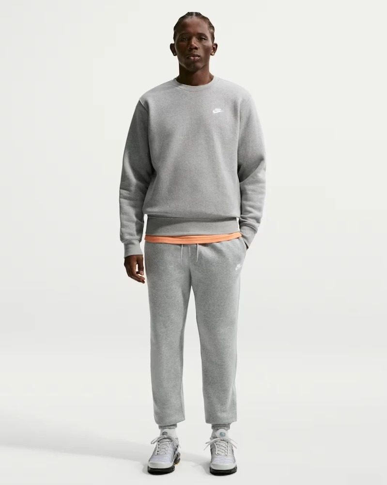 Nike Kelnės Vyrams M Nk Club Bb Cuff Pant Fl Pilkas FN3808 063