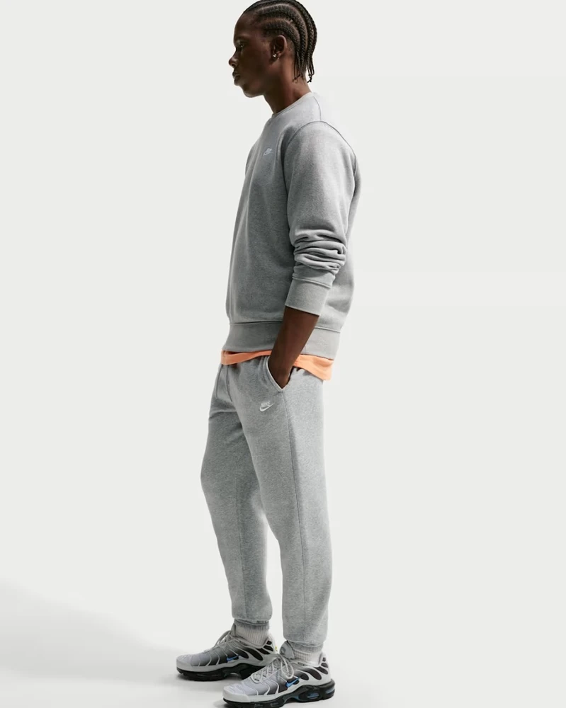 Nike Kelnės Vyrams M Nk Club Bb Cuff Pant Fl Pilkas FN3808 063