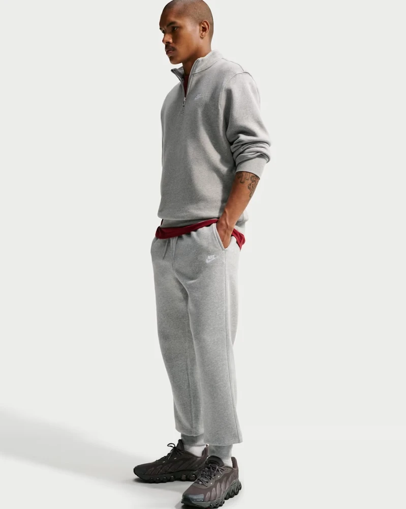 Nike Kelnės Vyrams M Nk Club Bb Jogger Fl Pilkas FN3787 063