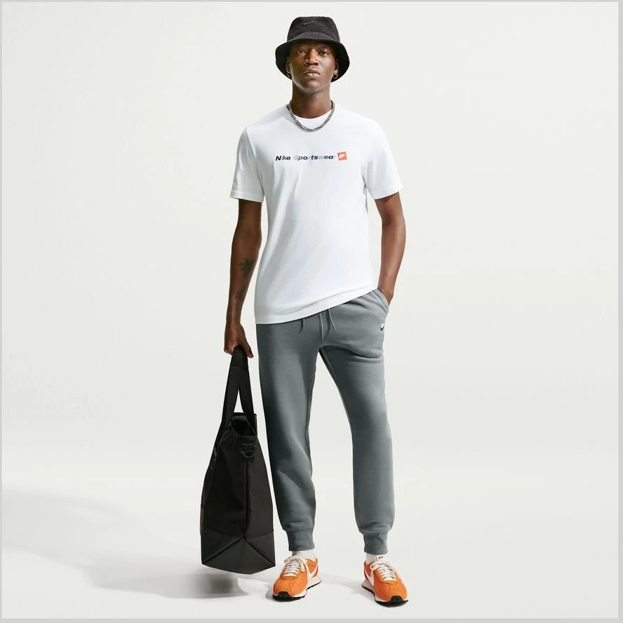 Nike Kelnės Vyrams M Nk Club Bb Jogger Fl Pilkas FN3787 084