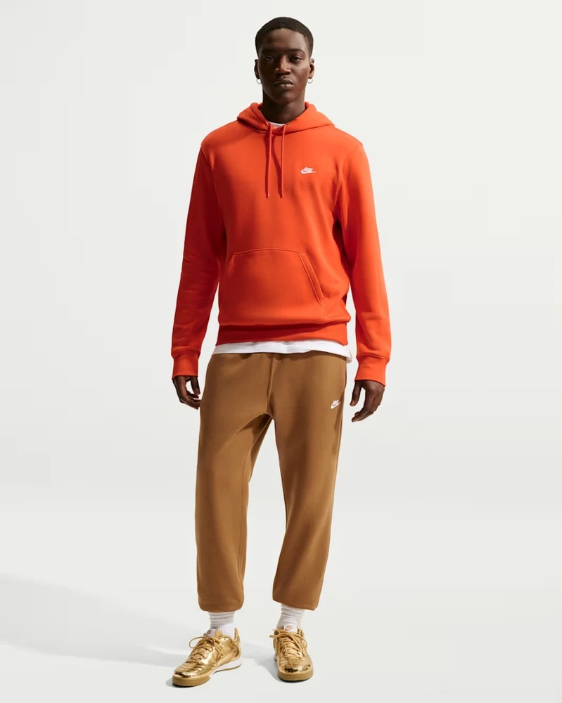 Nike Kelnės Vyrams M Nk Club Bb Jogger Fl Brown FN3787 270
