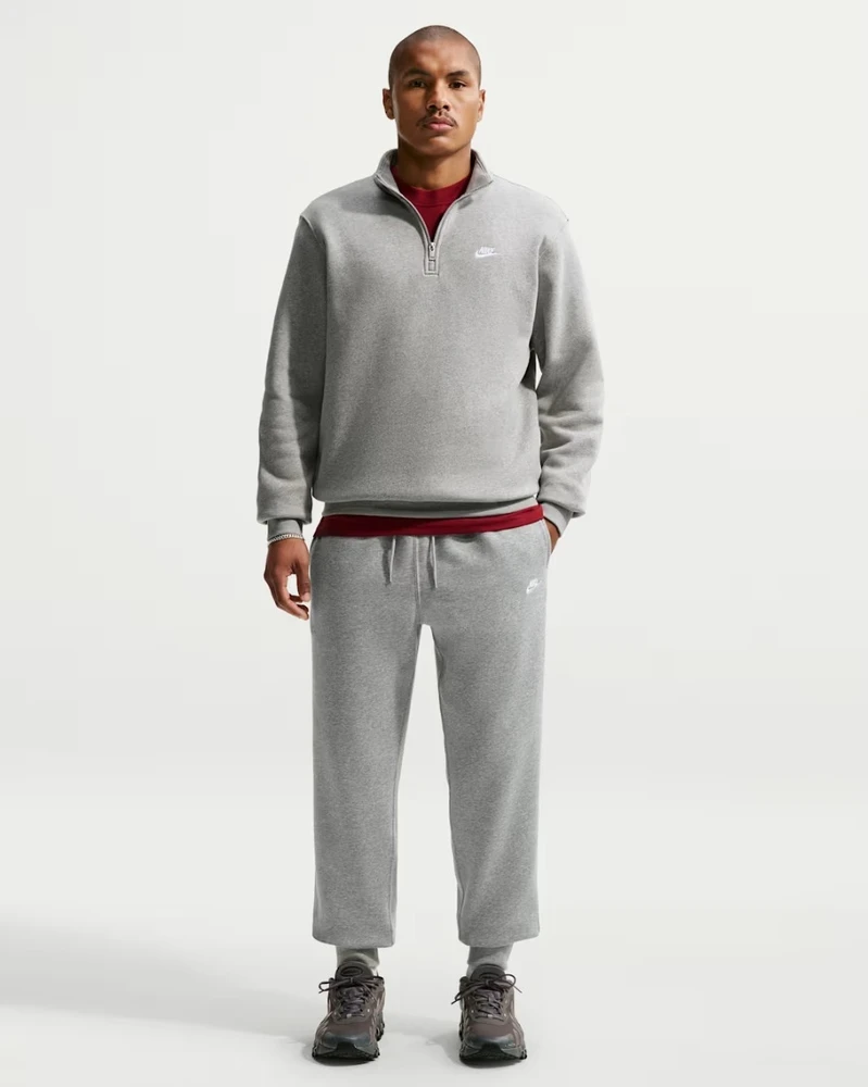 Nike Kelnės Vyrams M Nk Club Bb Jogger Fl Pilkas FN3787 063