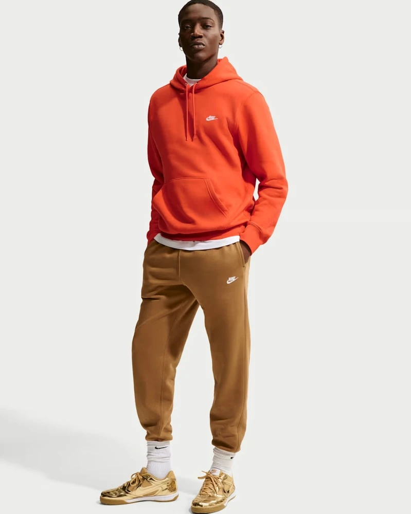 Nike Kelnės Vyrams M Nk Club Bb Jogger Fl Brown FN3787 270