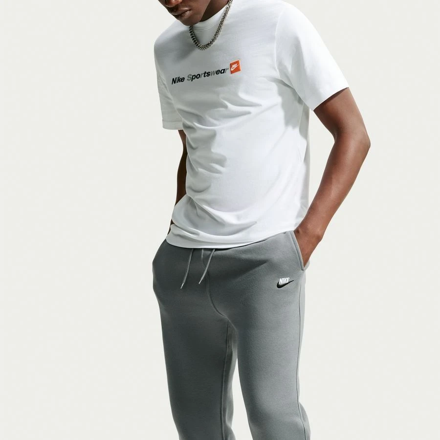 Nike Kelnės Vyrams M Nk Club Bb Jogger Fl Pilkas FN3787 084