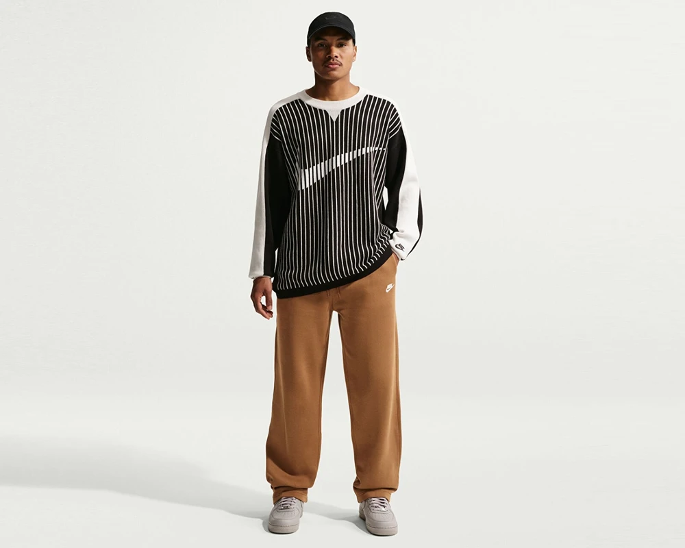 Nike Kelnės Vyrams M Nk Club Bb Oh Pant Fl Brown FN3730 270