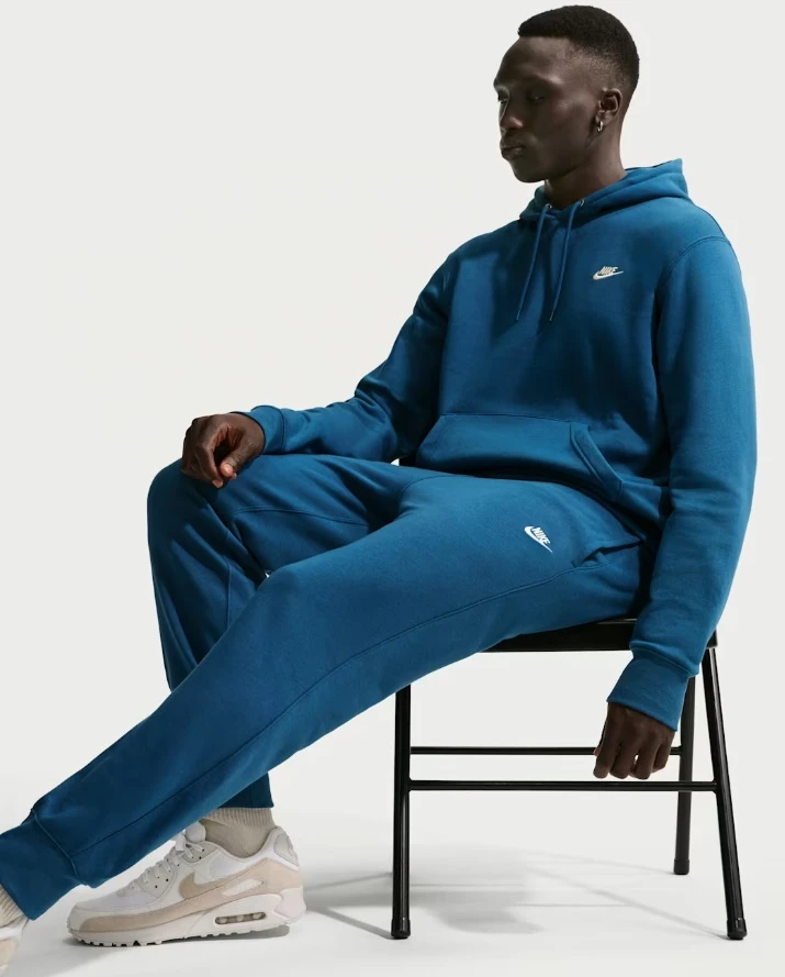 Nike Kelnės Vyrams M Nk Club Ft Jogger Mėlyna FN3801 476