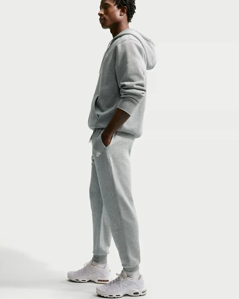 Nike Kelnės Vyrams M Nk Club Ft Jogger Pilkas FN3801 063
