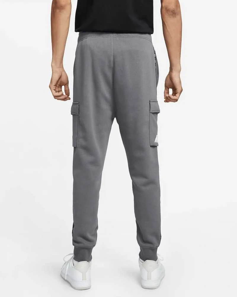 Nike Kelnės Vyrams M Nsw Repeat Flc Cargo Pant Pilkas DM4680 068