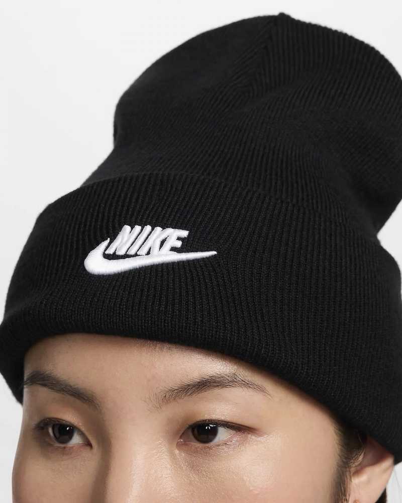 Nike Kepurė U Nk Peak Beanie Tc Fut F24 Juodas HF0186 010