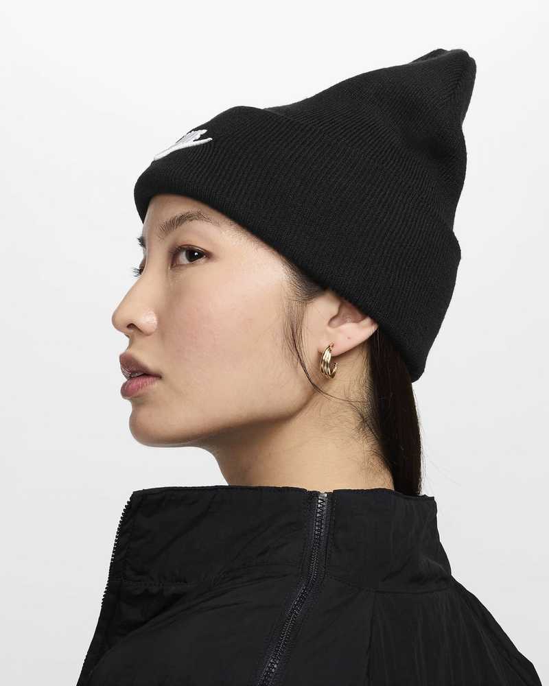 Nike Kepurė U Nk Peak Beanie Tc Fut F24 Juodas HF0186 010
